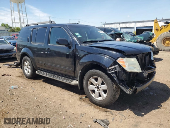 2011 Nissan Pathfinder S with VIN 5N1AR1NB6BC613070, listed as a Copart auction lot 58966095 with 114,489 mi miles and Salvage title. Bid and sale history available at DreamBid. Image 4.