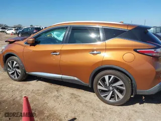 2015 Nissan Murano SL with VIN 5N1AZ2MGXFN289117, listed as a IAAI auction lot 41472108 with 122,005 mi miles. Bid and sale history available at carsss.com. Image 13.