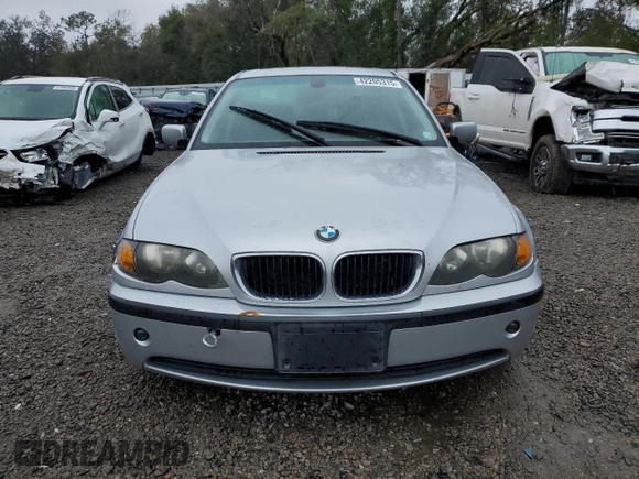 2003 BMW 3 Series 325i with VIN WBAEV33403KL83340, listed as a Copart auction lot 42205315 with 95,504 mi miles and Salvage Title. Bid and sale history available at carsss.com. Image 5.