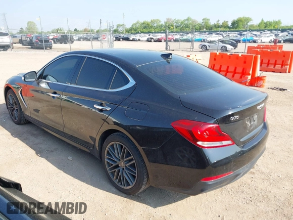 2019 Genesis G70 Advanced with VIN KMTG34LA7KU020325, listed as a IAAI auction lot 42257264 with 80,065 mi miles and . Bid and sale history available at DreamBid. Image 3.