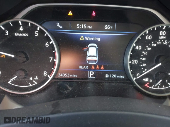 2023 Nissan Murano SV with VIN 5N1AZ2BS6PC142622, listed as a IAAI auction lot 40769002 with 24,053 mi miles and . Bid and sale history available at DreamBid. Image 15.