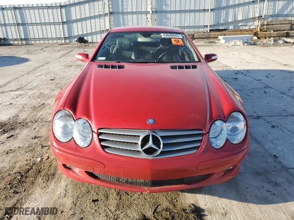 2005 Mercedes-Benz SL-Class 5.0L with VIN WDBSK75F75F094745, listed as a Copart auction lot 43600645 with NaN miles and Salvage Title. Bid and sale history available at carsss.com. Image 5.