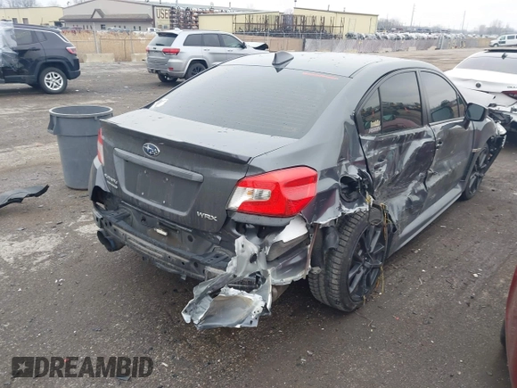 2021 Subaru WRX Premium with VIN JF1VA1C68M9823551, listed as a IAAI auction lot 42014206 with 34,587 mi miles and . Bid and sale history available at DreamBid. Image 4.