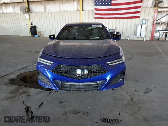 2021 Acura TLX w/A-Spec Package with VIN 19UUB5F59MA011592, listed as a Copart auction lot 58799245 with 41,682 mi miles and Salvage title. Bid and sale history available at DreamBid. Image 5.