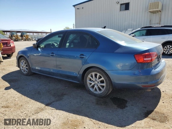2015 Volkswagen Jetta SE with VIN 3VWD17AJ0FM418866, listed as a Copart auction lot 58523195 with 115,481 mi miles and Salvage title. Bid and sale history available at DreamBid. Image 2.