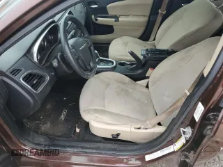 2013 Chrysler 200 LX with VIN 1C3CCBAG1DN736678, listed as a Copart auction lot 78291404 with 0 mi miles and Salvage Title. Bid and sale history available at carsss.com. Image 7.
