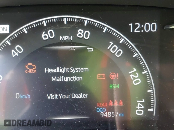 2021 Toyota RAV4 Hybrid XSE with VIN 2T3E6RFV8MW026973, listed as a IAAI auction lot 42052289 with 94,857 mi miles and . Bid and sale history available at DreamBid. Image 15.