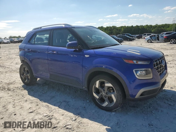 2022 Hyundai Venue SEL with VIN KMHRC8A30NU201933, listed as a Copart auction lot 52323305 with 43,752 mi miles and Salvage title. Bid and sale history available at DreamBid. Image 4.