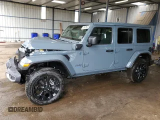 2025 Jeep Wrangler Sahara with VIN 1C4RJXP67SW579236, listed as a Copart auction lot 59295785 with 2,652 mi miles and Clean title. Bid and sale history available at DreamBid. Image 1.