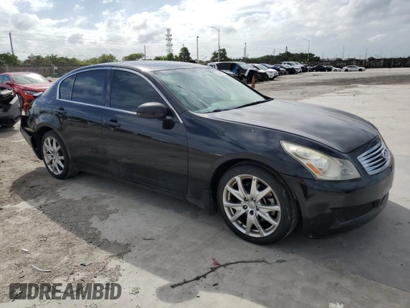 2008 Infiniti G35 x with VIN JNKBV61F58M269260, listed as a Copart auction lot 75650784 with 230,968 mi miles and Salvage Title. Bid and sale history available at DreamBid. Image 4.