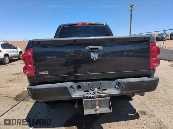 2008 Dodge 1500 SLT with VIN 1D7HA18N68S589387, listed as a Copart auction lot 54449175 with 192,760 mi miles and Salvage title. Bid and sale history available at DreamBid. Image 6.