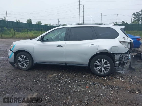 2019 Nissan Pathfinder SV with VIN 5N1DR2MM2KC621799, listed as a IAAI auction lot 42485711 with 63,973 mi miles and . Bid and sale history available at DreamBid. Image 14.