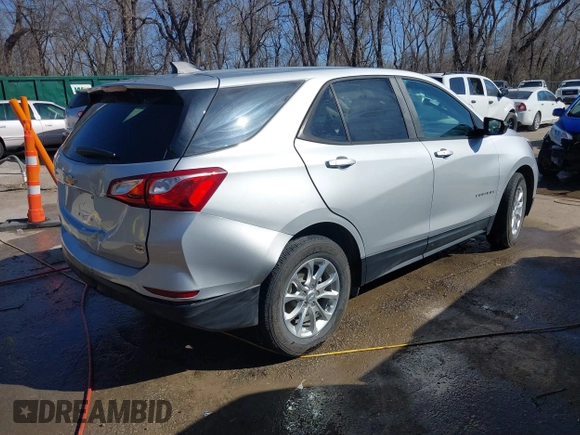 2020 Chevrolet Equinox LS with VIN 2GNAXHEV8L6234585, listed as a IAAI auction lot 41815626 with 123,417 mi miles and . Bid and sale history available at DreamBid. Image 4.