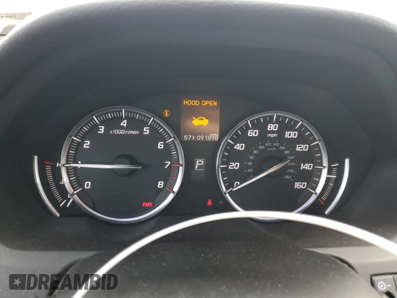 2017 Acura TLX V6 with VIN 19UUB2F36HA005932, listed as a Copart auction lot 50687615 with 91,898 mi miles and Salvage Title. Bid and sale history available at carsss.com. Image 9.