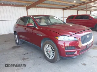 2017 Jaguar F-Pace 35t with VIN SADCS2BVXHA065444, listed as a IAAI auction lot 42441965 with 52,893 mi miles and . Bid and sale history available at DreamBid. Image 1.