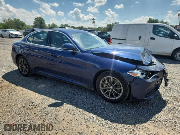 2018 Alfa Romeo Giulia with VIN ZARFAEDNXJ7564294, listed as a Copart auction lot 63896295 with 49,798 mi miles and Clean title. Bid and sale history available at DreamBid. Image 4.