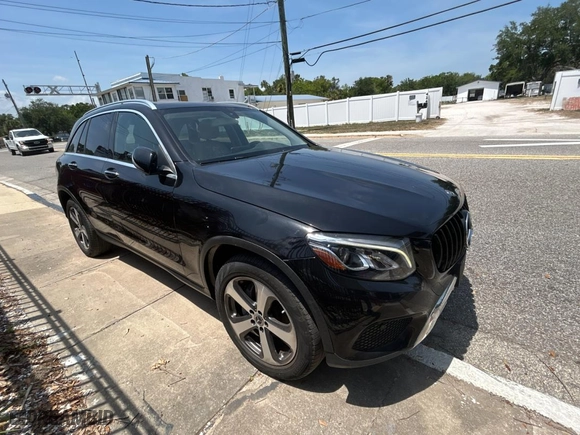 2019 Mercedes-Benz GLC with VIN WDC0G4JBXKV139183, listed as a Copart auction lot 54630905 with 55,145 mi miles and Salvage Title. Bid and sale history available at carsss.com. Image 1.