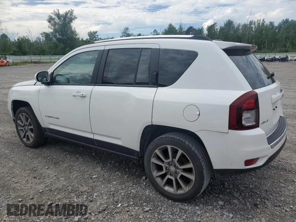 2017 Jeep Compass High Altitude with VIN 1C4NJDEB8HD190171, listed as a Copart auction lot 63212635 with 114,835 mi miles and Clean title. Bid and sale history available at DreamBid. Image 2.