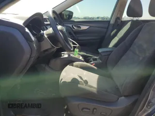 2016 Nissan Rogue SV with VIN KNMAT2MT7GP721008, listed as a Copart auction lot 48559485 with 187,319 mi miles and Salvage Title. Bid and sale history available at carsss.com. Image 7.
