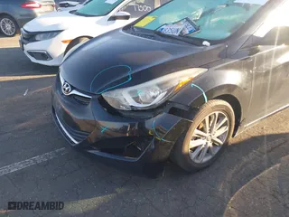 2016 Hyundai Elantra Value Edition with VIN KMHDH4AE1GU475019, listed as a IAAI auction lot 41573101 with 101,995 mi miles. Bid and sale history available at carsss.com. Image 6.