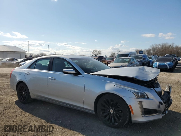 2014 Cadillac CTS Luxury AWD with VIN 1G6AX5S3XE0183437, listed as a Copart auction lot 50405105 with 111,806 mi miles and Salvage Title. Bid and sale history available at DreamBid. Image 4.