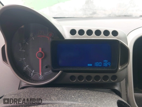2015 Chevrolet Sonic LT with VIN 1G1JC5SH7F4152878, listed as a IAAI auction lot 41931277 with 180,189 mi miles and . Bid and sale history available at DreamBid. Image 7.