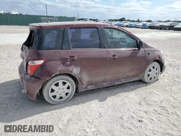2006 Scion xA with VIN JTKKT624660166222, listed as a Copart auction lot 53654215 with 143,624 mi miles and Salvage Title. Bid and sale history available at carsss.com. Image 3.
