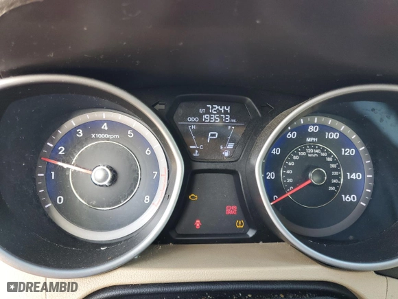 2013 Hyundai Elantra Limited with VIN KMHDH4AE3DU736663, listed as a Copart auction lot 52416785 with 193,573 mi miles and Clean Title. Bid and sale history available at carsss.com. Image 9.