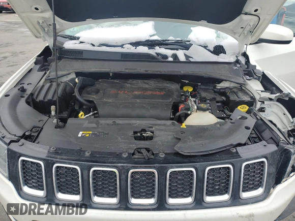 2018 Jeep Compass Latitude with VIN 3C4NJDBB1JT398204, listed as a Copart auction lot 45793145 with 72,443 mi miles and Salvage Title. Bid and sale history available at DreamBid. Image 12.
