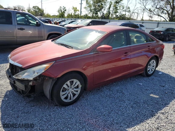 2012 Hyundai Sonata GLS PZEV with VIN 5NPEB4AC5CH464313, listed as a Copart auction lot 52917255 with 113,268 mi miles and Salvage Title. Bid and sale history available at carsss.com. Image 1.