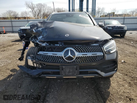 2022 Mercedes-Benz GLC 300 with VIN W1N0G8EB9NV398834, listed as a Copart auction lot 52667435 with 12,018 mi miles and Salvage Title. Bid and sale history available at DreamBid. Image 5.