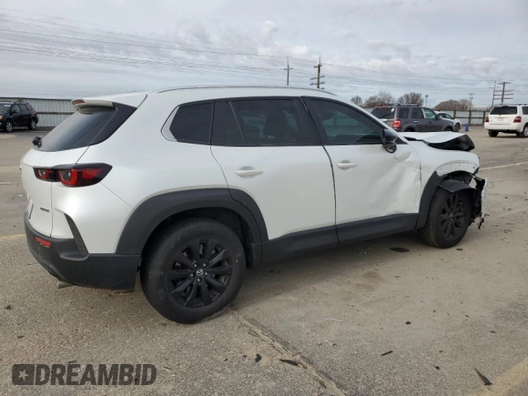2025 Mazda CX-50 S Preferred with VIN 7MMVABBM5SN314750, listed as a Copart auction lot 47224095 with 8,956 mi miles and Salvage Title. Bid and sale history available at carsss.com. Image 3.