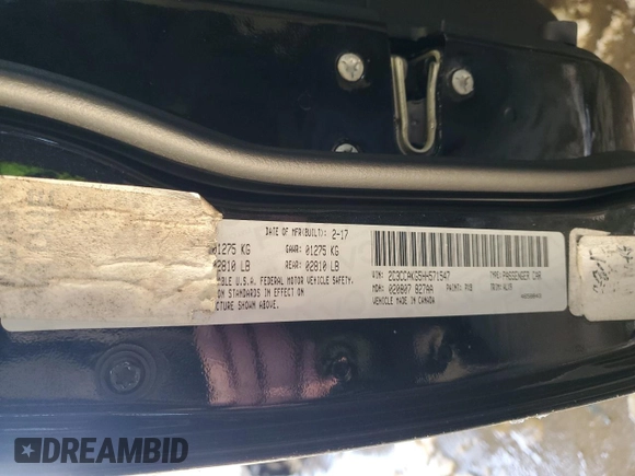 2017 Chrysler 300 with VIN 2C3CCAKG5HH571547, listed as a Copart auction lot 87530605 with 113,349 mi miles and Salvage Title. Bid and sale history available at carsss.com. Image 13.