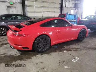 2017 Porsche 911 Carrera with VIN WP0AA2A90HS106569, listed as a Copart auction lot 70672552 with 48,652 mi miles. Bid and sale history available at carsss.com. Image 3.