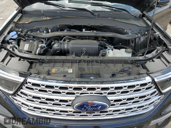 2022 Ford Explorer Limited with VIN 1FMSK8FH1NGB65774, listed as a Copart auction lot 53187045 with 18,464 mi miles and Salvage title. Bid and sale history available at DreamBid. Image 13.