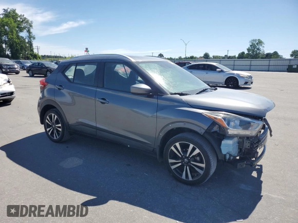 2018 Nissan Kicks SV with VIN 3N1CP5CUXJL513316, listed as a Copart auction lot 58053915 with 119,299 mi miles and Salvage title. Bid and sale history available at DreamBid. Image 4.