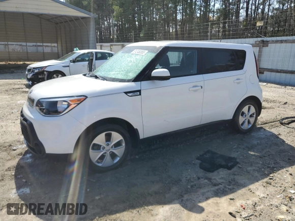 2016 Kia Soul with VIN KNDJN2A26G7316134, listed as a Copart auction lot 51248365 with 48,369 mi miles and Salvage Title. Bid and sale history available at carsss.com. Image 1.