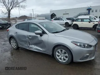 2016 Mazda 3 i Touring with VIN 3MZBM1V75GM286733, listed as a Copart auction lot 46906915 with 37,989 mi miles and Salvage Title. Bid and sale history available at carsss.com. Image 4.