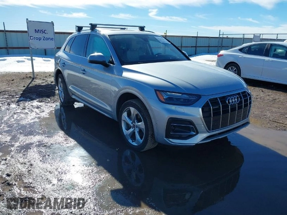 2021 Audi Q5 Prestige with VIN WA1CAAFY6M2048054, listed as a IAAI auction lot 41343544 with 88,681 mi miles. Bid and sale history available at carsss.com. Image 1.