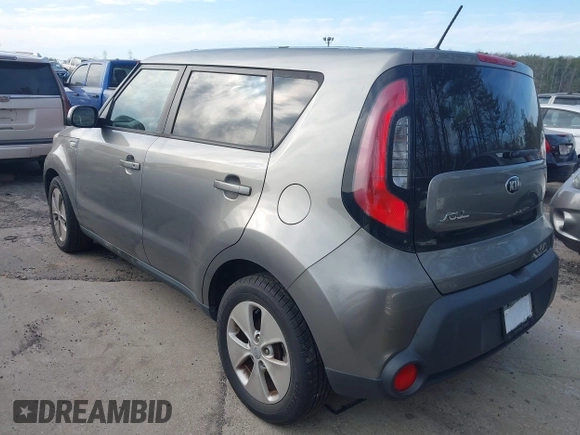 2014 Kia Soul with VIN KNDJN2A27E7010623, listed as a IAAI auction lot 41698067 with Not Provided miles. Bid and sale history available at carsss.com. Image 3.