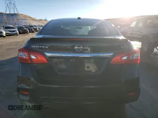 2017 Nissan Sentra S with VIN 3N1AB7AP8HY384391, listed as a Copart auction lot 88369925 with 102,822 mi miles and Salvage Title. Bid and sale history available at DreamBid. Image 6.