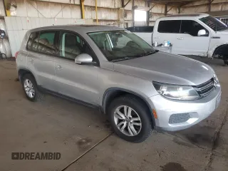 2013 Volkswagen Tiguan S with VIN WVGAV3AX8DW576243, listed as a Copart auction lot 62882635 with 115,113 mi miles and Clean title. Bid and sale history available at DreamBid. Image 4.