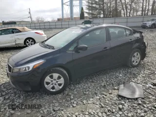 2018 Kia Forte LX with VIN 3KPFK4A76JE277865, listed as a Copart auction lot 49886365 with 57,536 mi miles and Salvage Title. Bid and sale history available at carsss.com. Image 1.