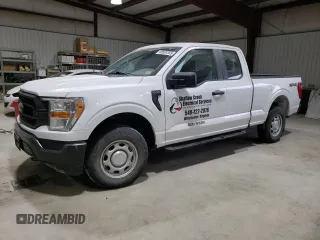 2022 Ford F-150 XL with VIN 1FTEX1EB4NKD74608, listed as a Copart auction lot 48699355 with 30,002 mi miles and Salvage title. Bid and sale history available at DreamBid. Image 1.