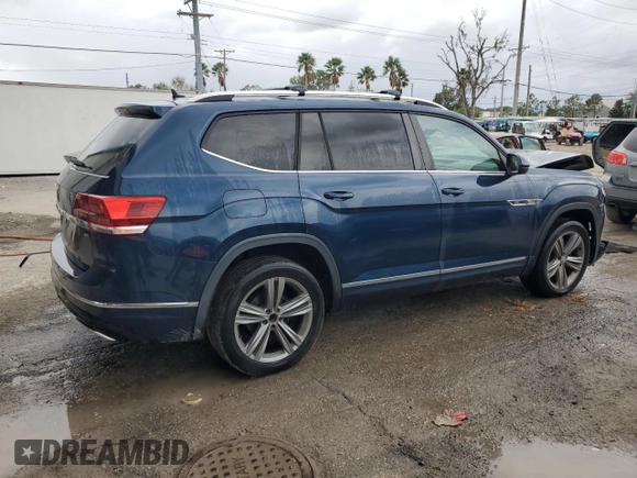 2018 Volkswagen Atlas SE with VIN 1V2FR2CA3JC557502, listed as a Copart auction lot 79512704 with 175,597 mi miles and Non repairable. Bid and sale history available at DreamBid. Image 3.