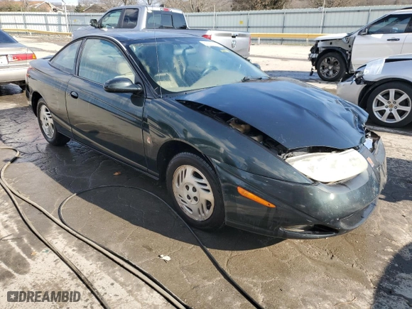 2001 Saturn SC 3dr with VIN 1G8ZR12721Z295252, listed as a Copart auction lot 82608074 with 137,076 mi miles and Salvage Title. Bid and sale history available at carsss.com. Image 4.