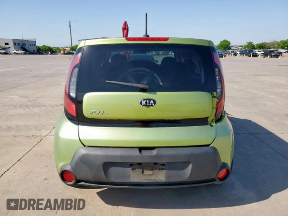 2015 Kia Soul with VIN KNDJN2A20F7776467, listed as a Copart auction lot 52635705 with 114,594 mi miles and Salvage Title. Bid and sale history available at DreamBid. Image 6.