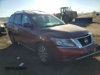 2013 Nissan Pathfinder S with VIN 5N1AR2MM4DC622636, listed as a Copart auction lot 83571654 with 163,700 mi miles and Salvage Title. Bid and sale history available at carsss.com. Image 4.