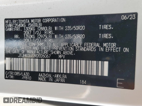 2024 Lexus NX 450h+ Luxury z VIN JTJHKCFZ2R2026067, wystawiony jako Copart lot #55675494 z przebiegiem 10 557 mil mil oraz Szkoda całkowita • Salvage title. Historia ofert i sprzedaży dostępna na DreamBid. Obrazek 16.