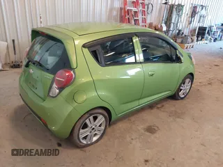 2014 Chevrolet Spark LS with VIN KL8CB6S9XEC517472, listed as a IAAI auction lot 41696825 with 154,197 mi miles. Bid and sale history available at carsss.com. Image 4.